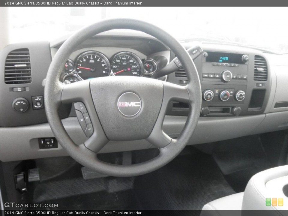 Dark Titanium Interior Dashboard for the 2014 GMC Sierra 3500HD Regular Cab Dually Chassis #85992459