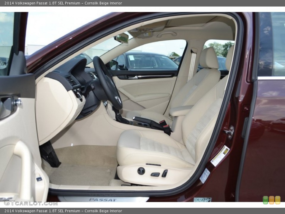 Cornsilk Beige Interior Photo for the 2014 Volkswagen Passat 1.8T SEL Premium #85995867