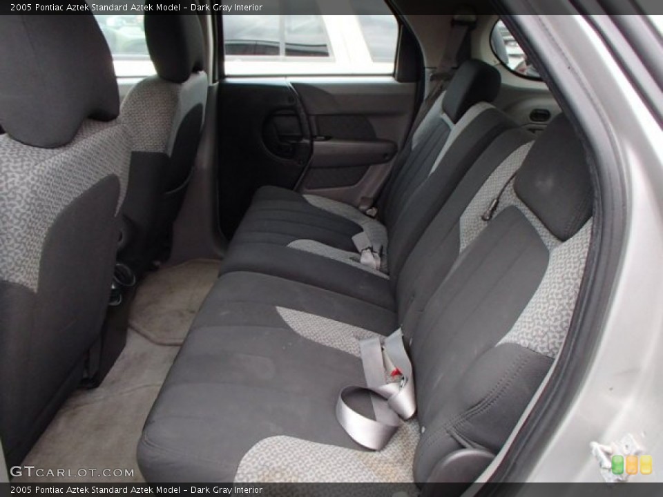 Dark Gray Interior Rear Seat for the 2005 Pontiac Aztek  #85998321