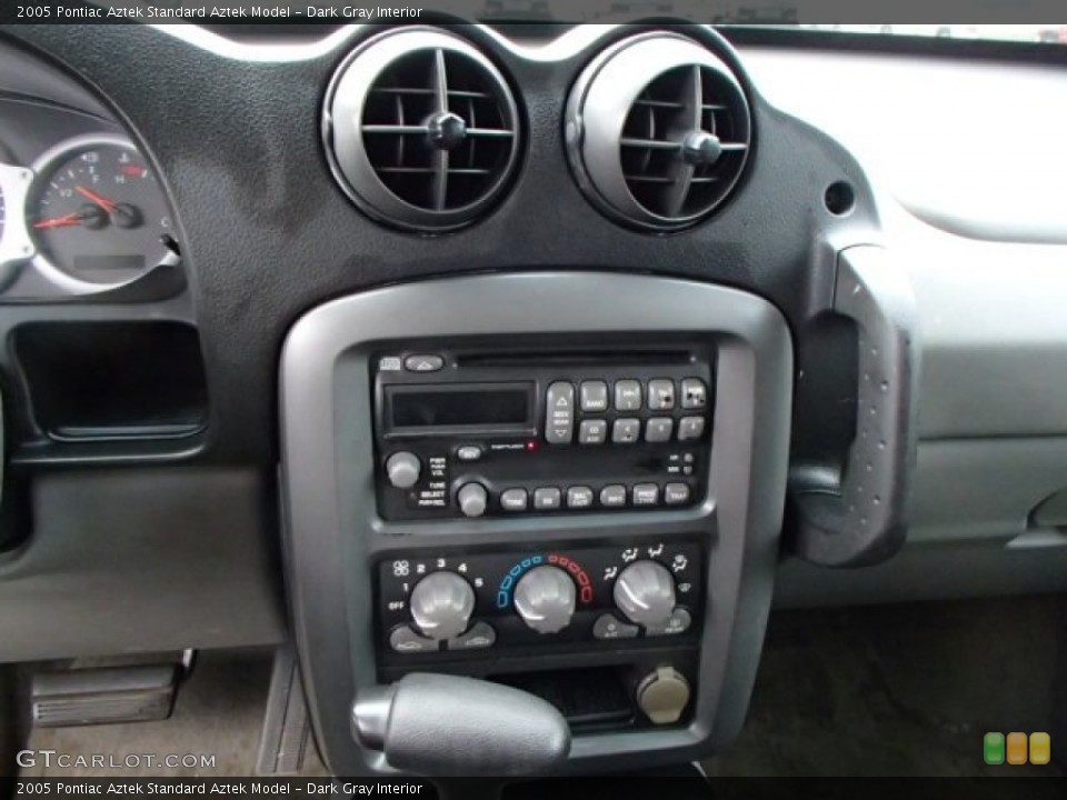 Dark Gray Interior Controls for the 2005 Pontiac Aztek  #85998352