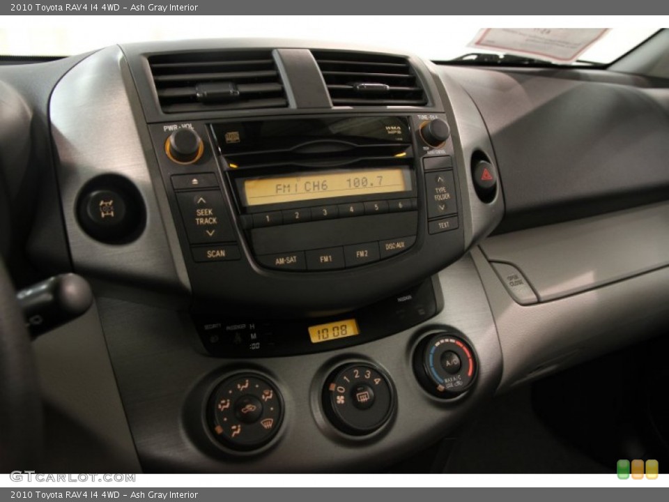 Ash Gray Interior Controls for the 2010 Toyota RAV4 I4 4WD #85999749
