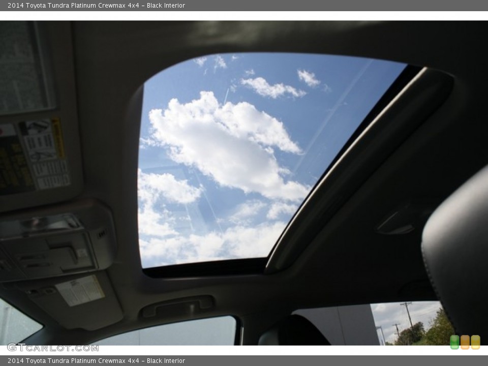 Black Interior Sunroof for the 2014 Toyota Tundra Platinum Crewmax 4x4 #86002518
