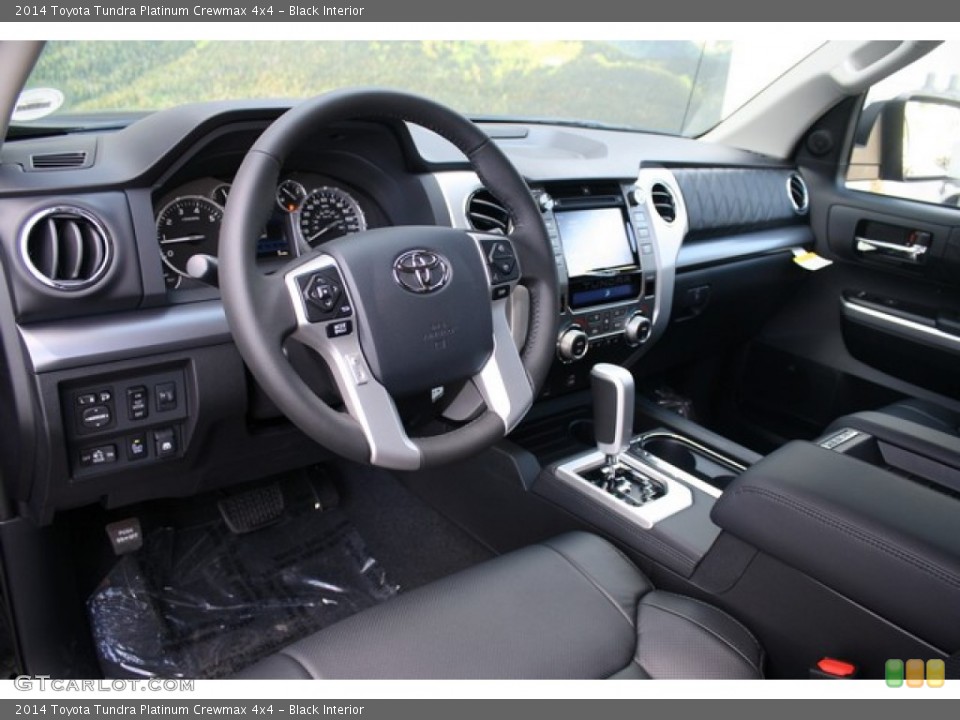 Black Interior Photo for the 2014 Toyota Tundra Platinum Crewmax 4x4 #86003244