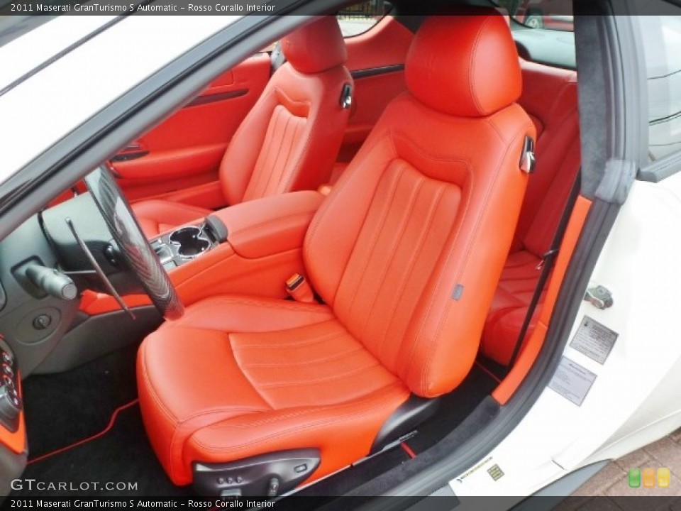 Rosso Corallo Interior Front Seat for the 2011 Maserati GranTurismo S Automatic #86006283