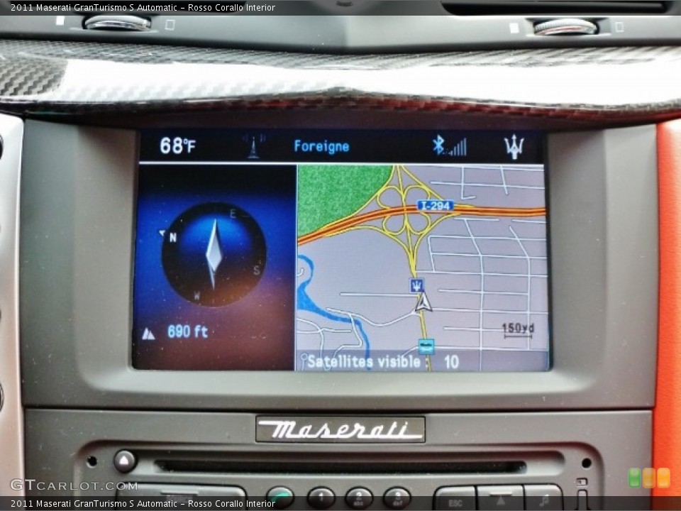 Rosso Corallo Interior Dashboard for the 2011 Maserati GranTurismo S Automatic #86006343