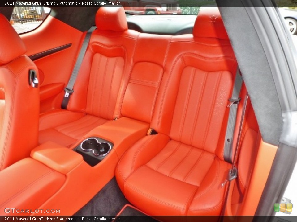 Rosso Corallo Interior Rear Seat for the 2011 Maserati GranTurismo S Automatic #86006367