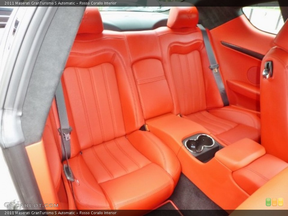 Rosso Corallo Interior Rear Seat for the 2011 Maserati GranTurismo S Automatic #86006379