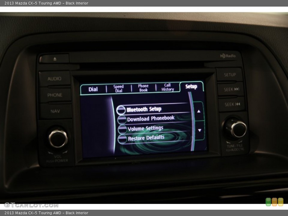 Black Interior Controls for the 2013 Mazda CX-5 Touring AWD #86006560
