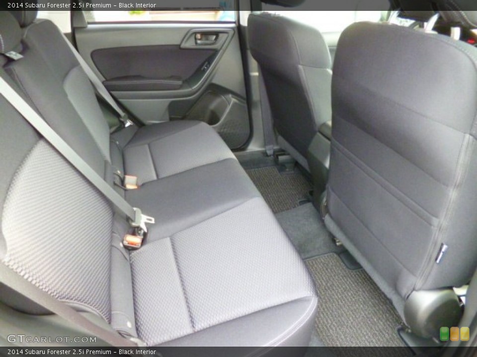 Black Interior Rear Seat for the 2014 Subaru Forester 2.5i Premium #86009015