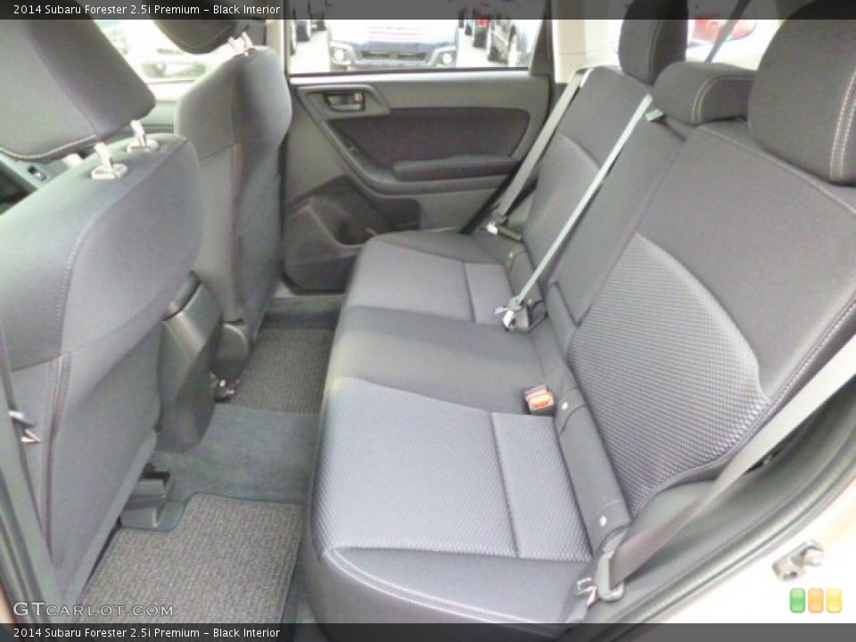 Black Interior Rear Seat for the 2014 Subaru Forester 2.5i Premium #86009054