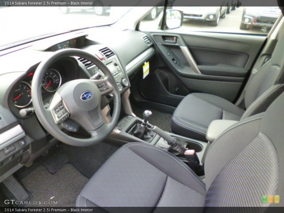 Black Interior Prime Interior for the 2014 Subaru Forester 2.5i Premium #86009114
