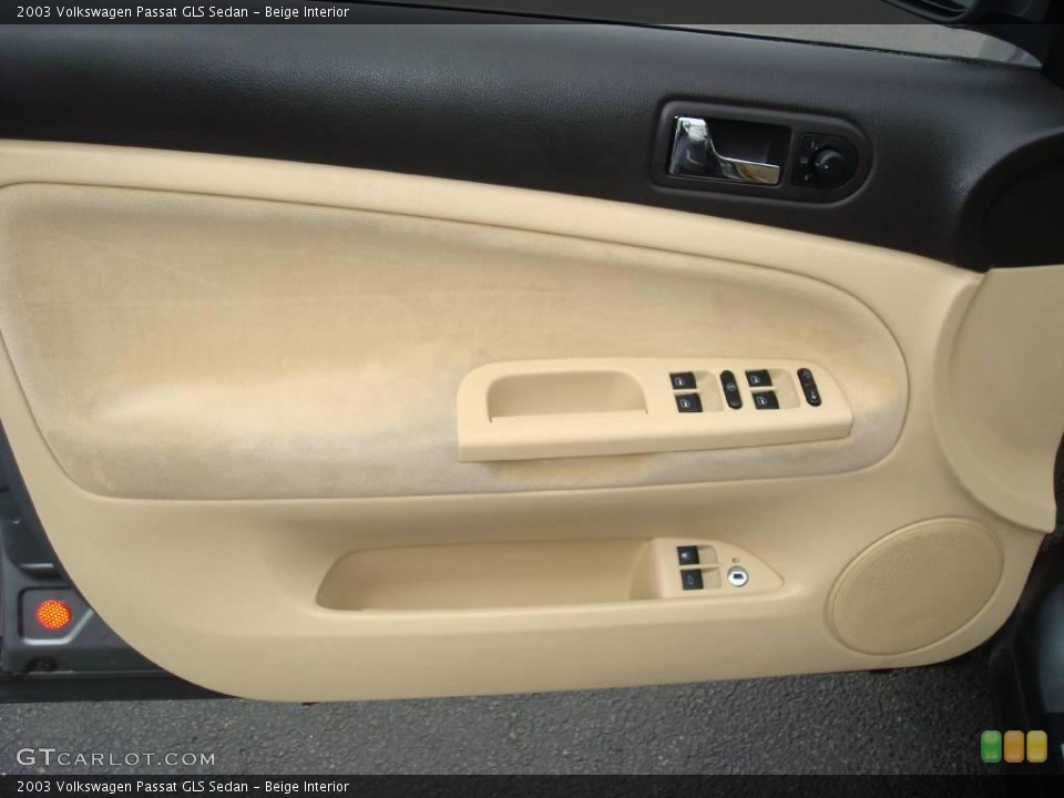 Beige Interior Door Panel for the 2003 Volkswagen Passat GLS Sedan #8600989