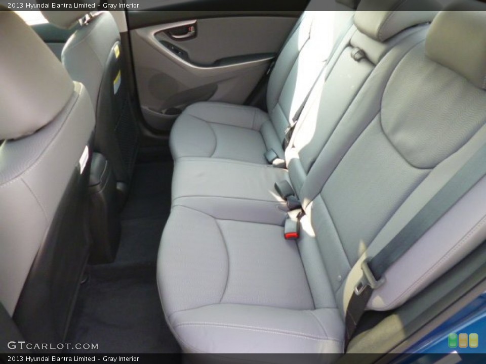 Gray Interior Rear Seat for the 2013 Hyundai Elantra Limited #86010209