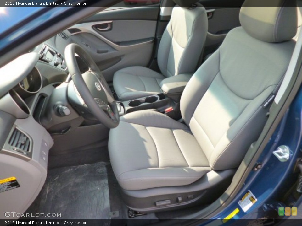 Gray Interior Front Seat for the 2013 Hyundai Elantra Limited #86010251