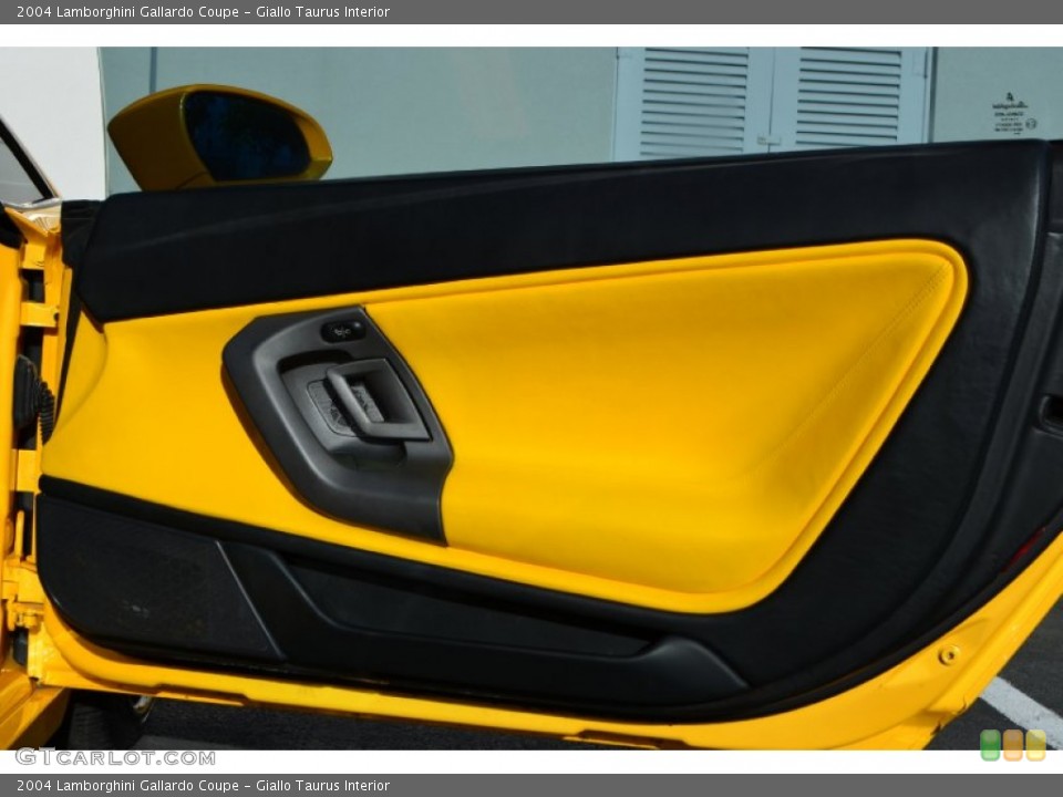 Giallo Taurus Interior Door Panel for the 2004 Lamborghini Gallardo Coupe #86013002