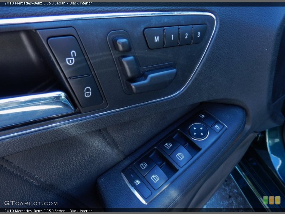 Black Interior Controls for the 2010 Mercedes-Benz E 350 Sedan #86022365