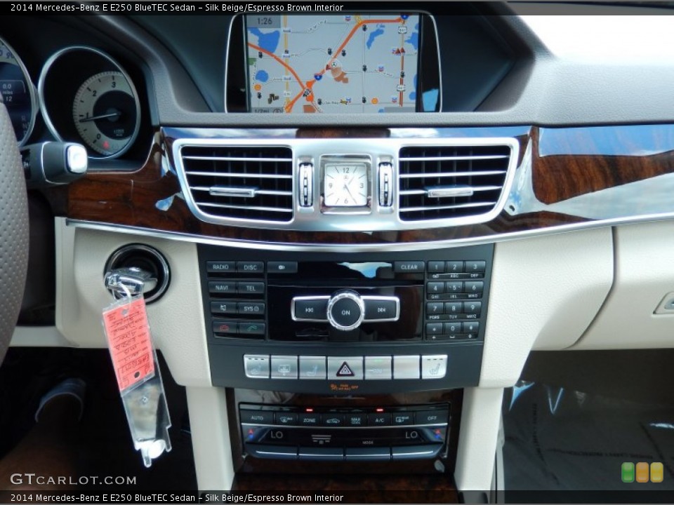 Silk Beige/Espresso Brown Interior Controls for the 2014 Mercedes-Benz E E250 BlueTEC Sedan #86023268