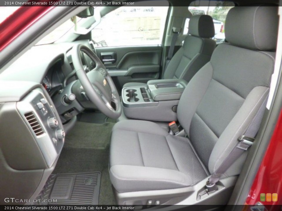 Jet Black Interior Photo for the 2014 Chevrolet Silverado 1500 LTZ Z71 Double Cab 4x4 #86024723
