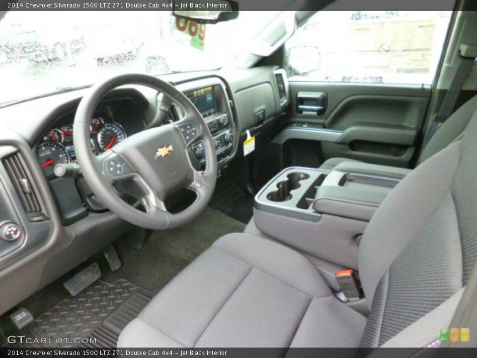 Jet Black Interior Prime Interior for the 2014 Chevrolet Silverado 1500 LTZ Z71 Double Cab 4x4 #86024744
