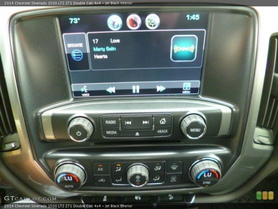 Jet Black Interior Controls for the 2014 Chevrolet Silverado 1500 LTZ Z71 Double Cab 4x4 #86024801
