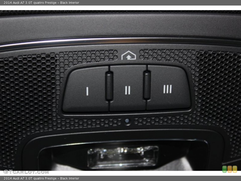 Black Interior Controls for the 2014 Audi A7 3.0T quattro Prestige #86029250
