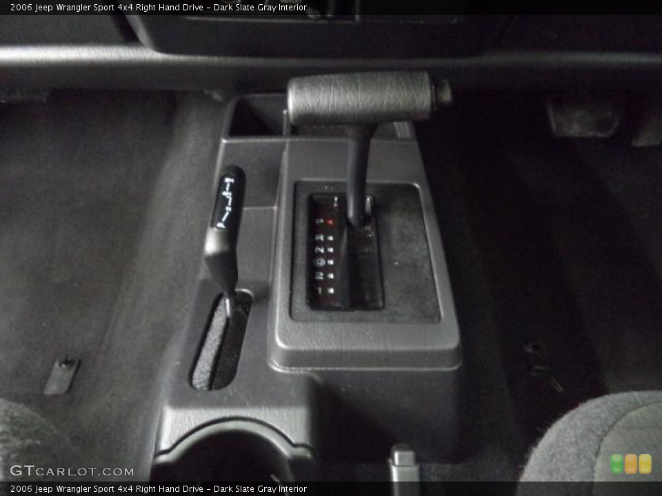 Dark Slate Gray Interior Transmission for the 2006 Jeep Wrangler Sport 4x4 Right Hand Drive #86031343