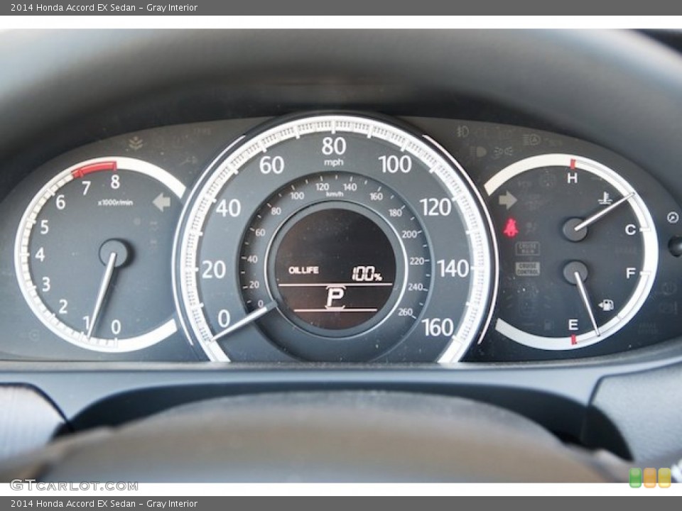Gray Interior Gauges for the 2014 Honda Accord EX Sedan #86033953