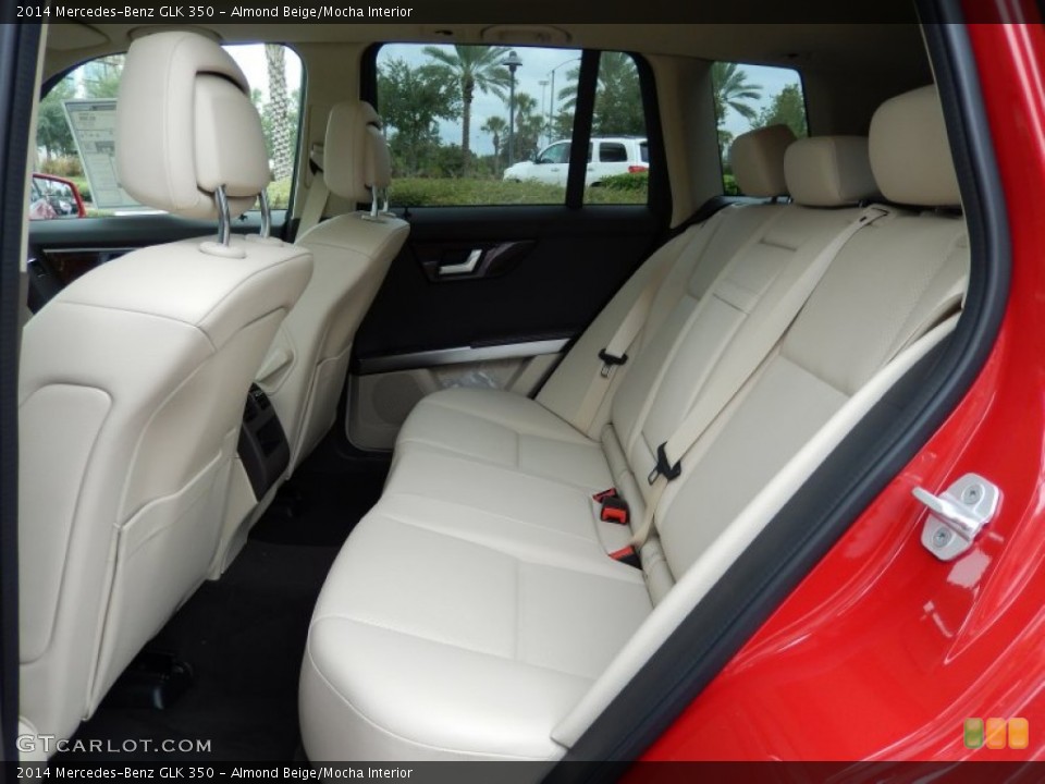 Almond Beige/Mocha Interior Rear Seat for the 2014 Mercedes-Benz GLK 350 #86038285