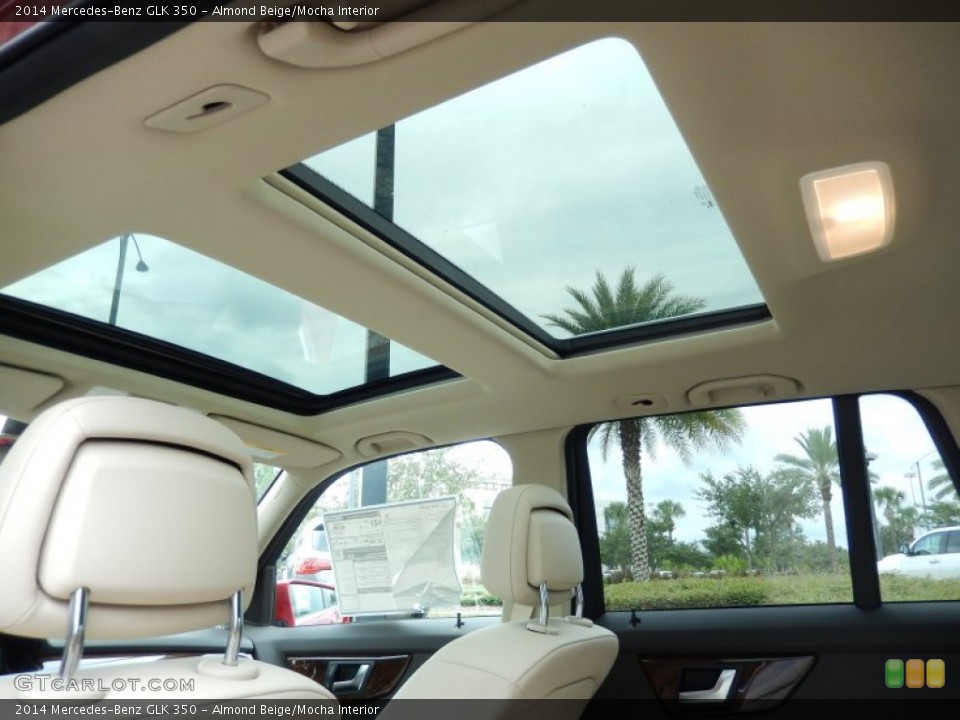 Almond Beige/Mocha Interior Sunroof for the 2014 Mercedes-Benz GLK 350 #86038320