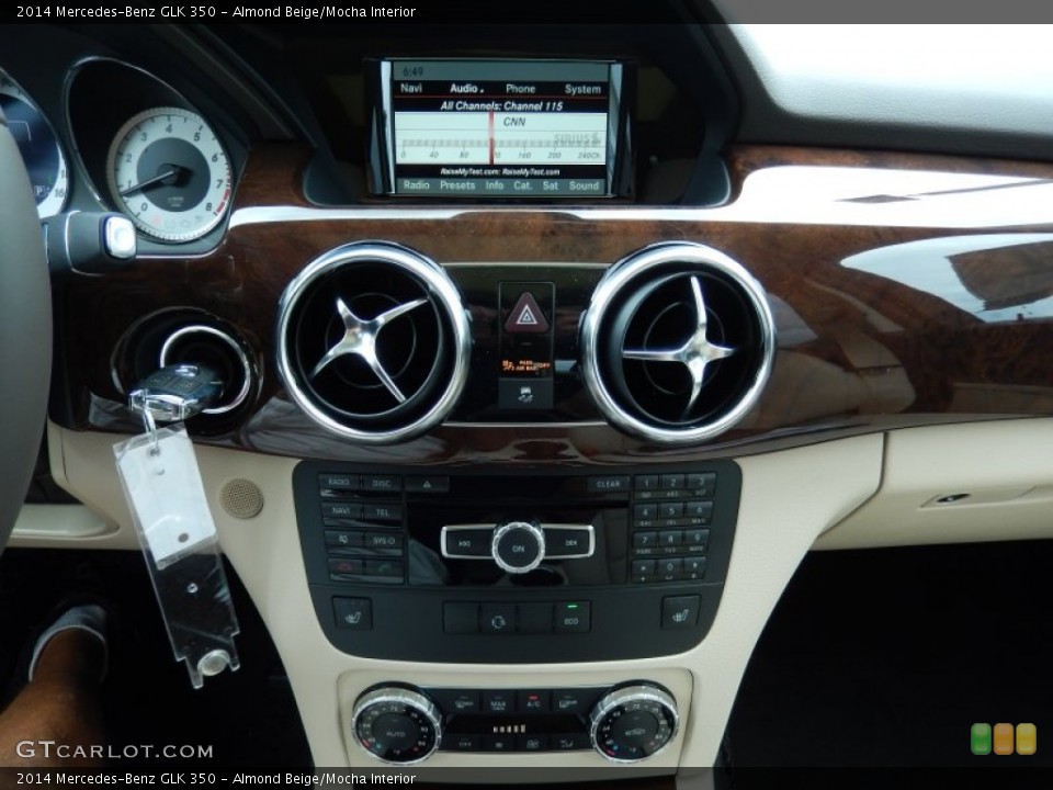 Almond Beige/Mocha Interior Controls for the 2014 Mercedes-Benz GLK 350 #86038392