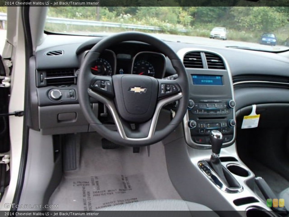 Jet Black/Titanium Interior Dashboard for the 2014 Chevrolet Malibu LS #86038488