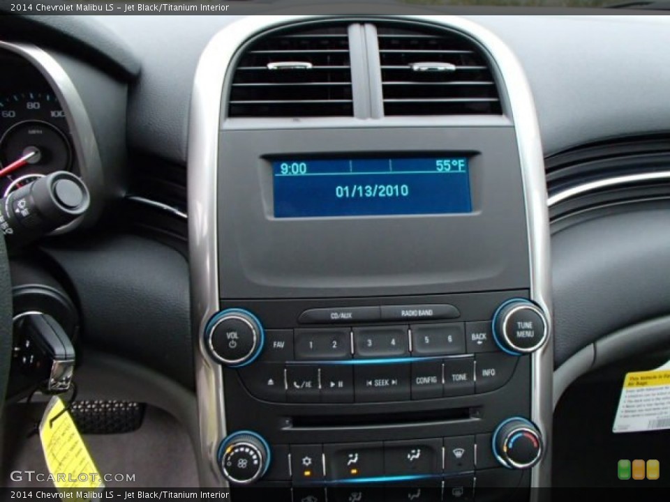 Jet Black/Titanium Interior Controls for the 2014 Chevrolet Malibu LS #86038536