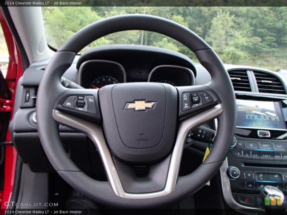 Jet Black Interior Steering Wheel for the 2014 Chevrolet Malibu LT #86039031