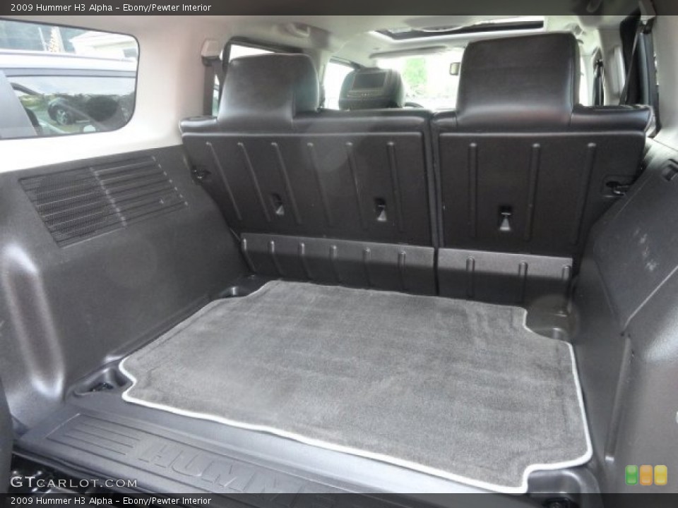 Ebony/Pewter Interior Trunk for the 2009 Hummer H3 Alpha #86040270