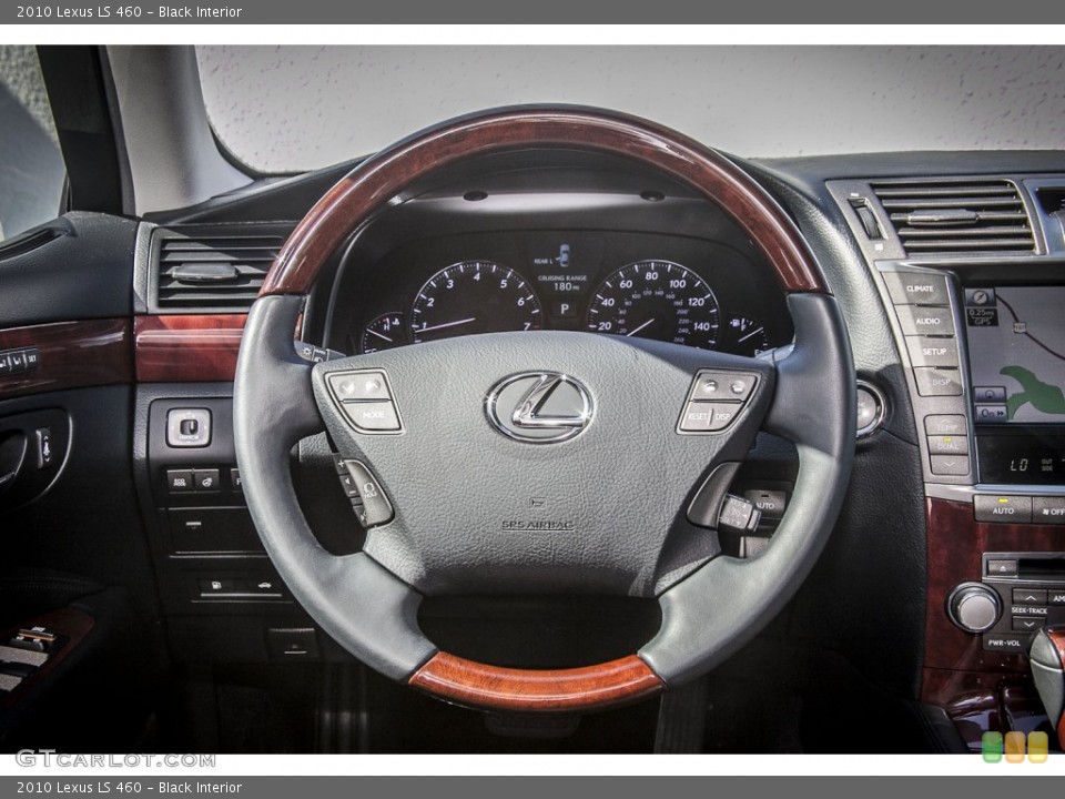 Black Interior Steering Wheel for the 2010 Lexus LS 460 #86041647