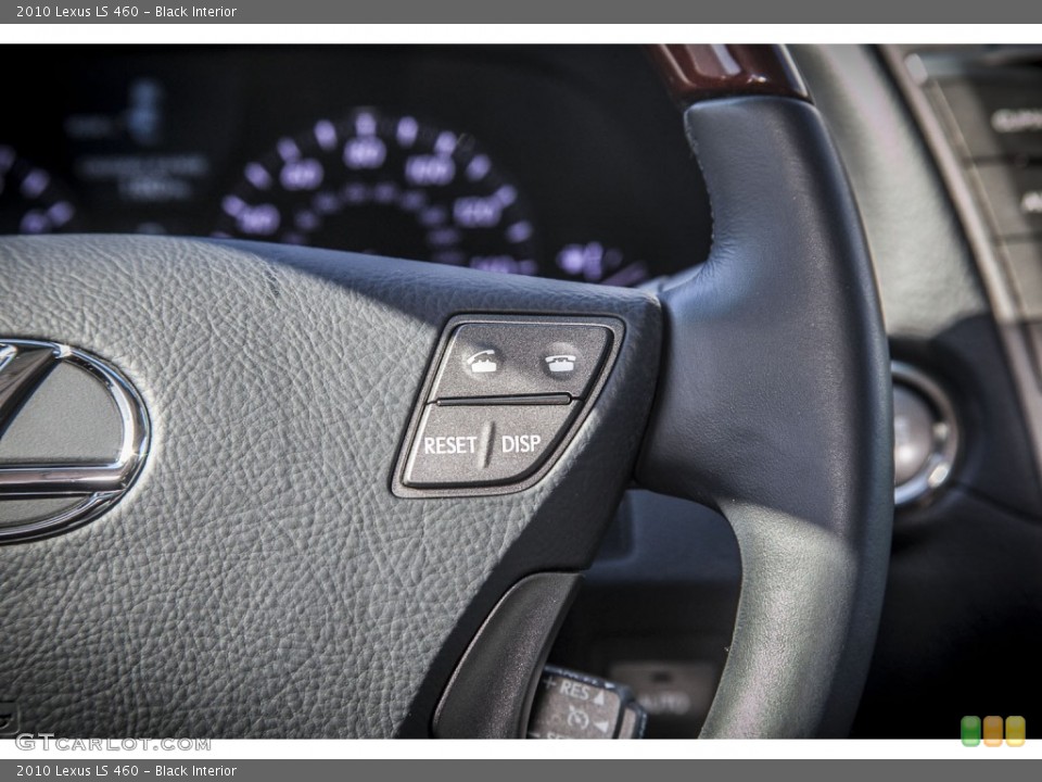 Black Interior Controls for the 2010 Lexus LS 460 #86041680