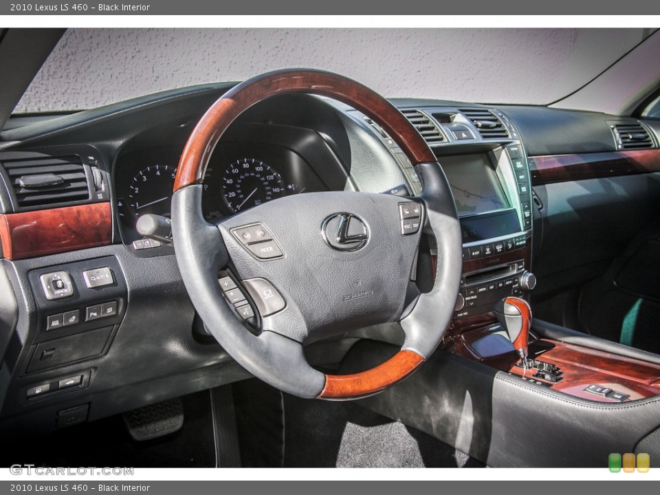Black Interior Steering Wheel for the 2010 Lexus LS 460 #86041764