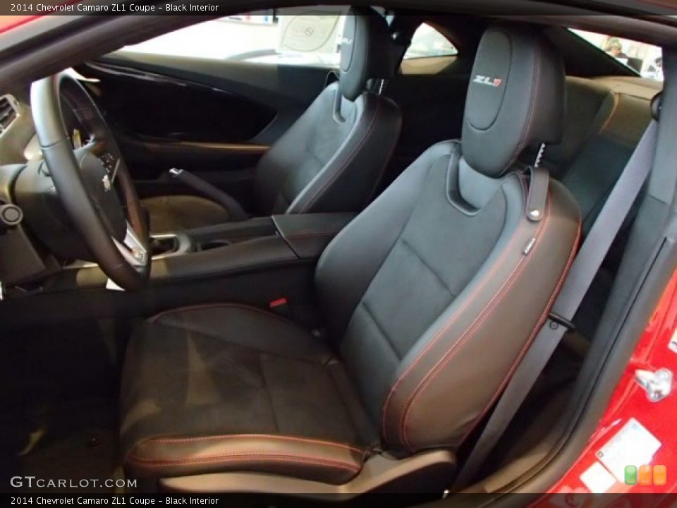 Black Interior Front Seat for the 2014 Chevrolet Camaro ZL1 Coupe #86041929