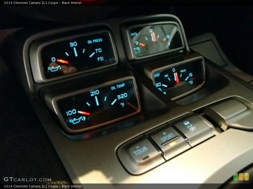 Black Interior Gauges for the 2014 Chevrolet Camaro ZL1 Coupe #86042073