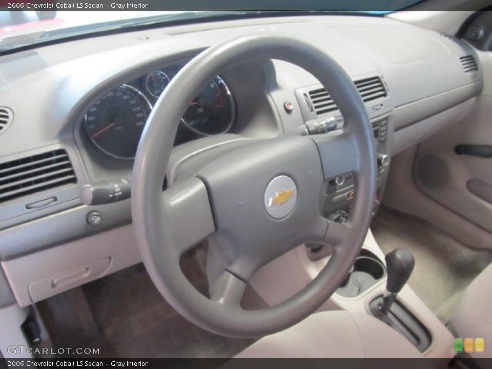 Gray Interior Steering Wheel for the 2006 Chevrolet Cobalt LS Sedan #86046393