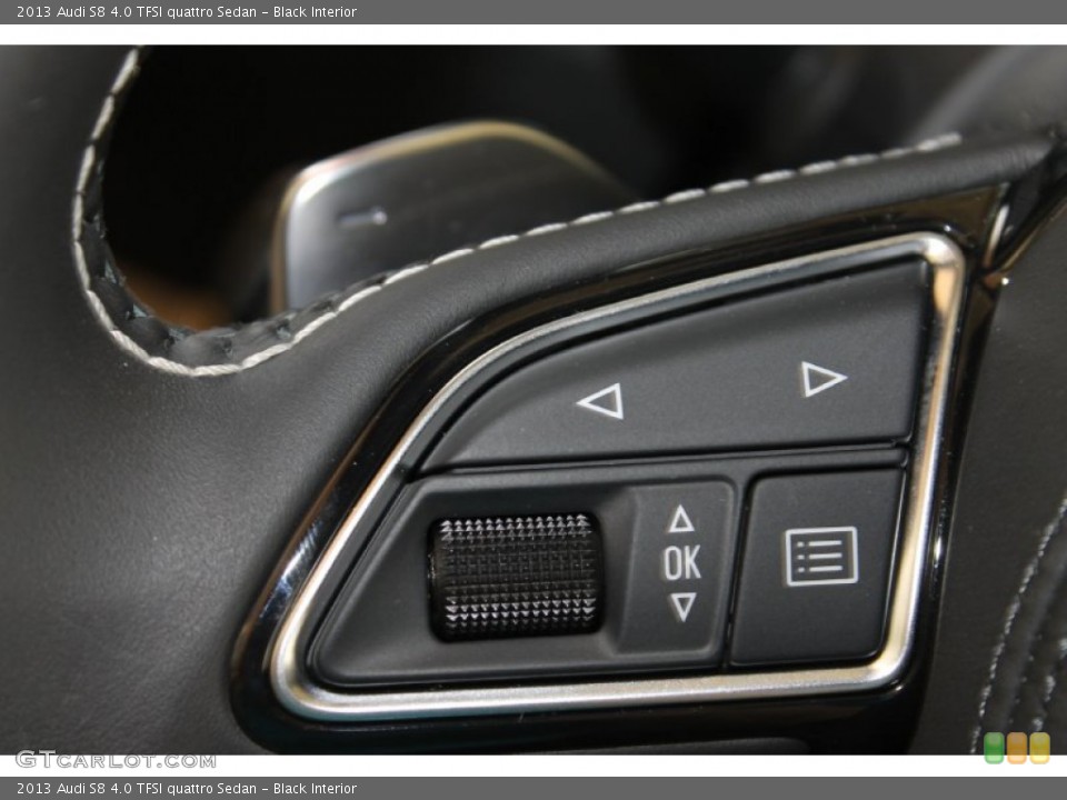 Black Interior Controls for the 2013 Audi S8 4.0 TFSI quattro Sedan #86048484