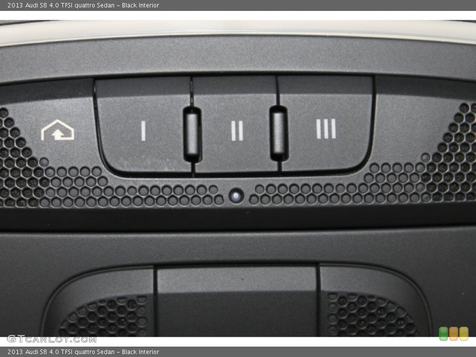 Black Interior Controls for the 2013 Audi S8 4.0 TFSI quattro Sedan #86048532
