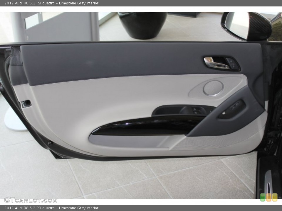 Limestone Gray Interior Door Panel for the 2012 Audi R8 5.2 FSI quattro #86049390