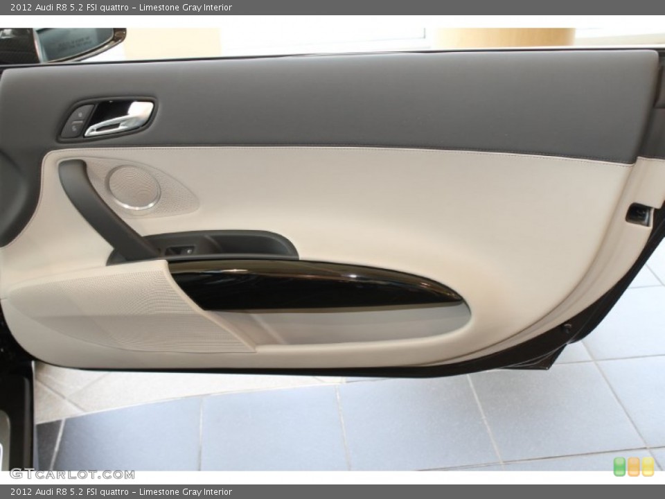 Limestone Gray Interior Door Panel for the 2012 Audi R8 5.2 FSI quattro #86049720