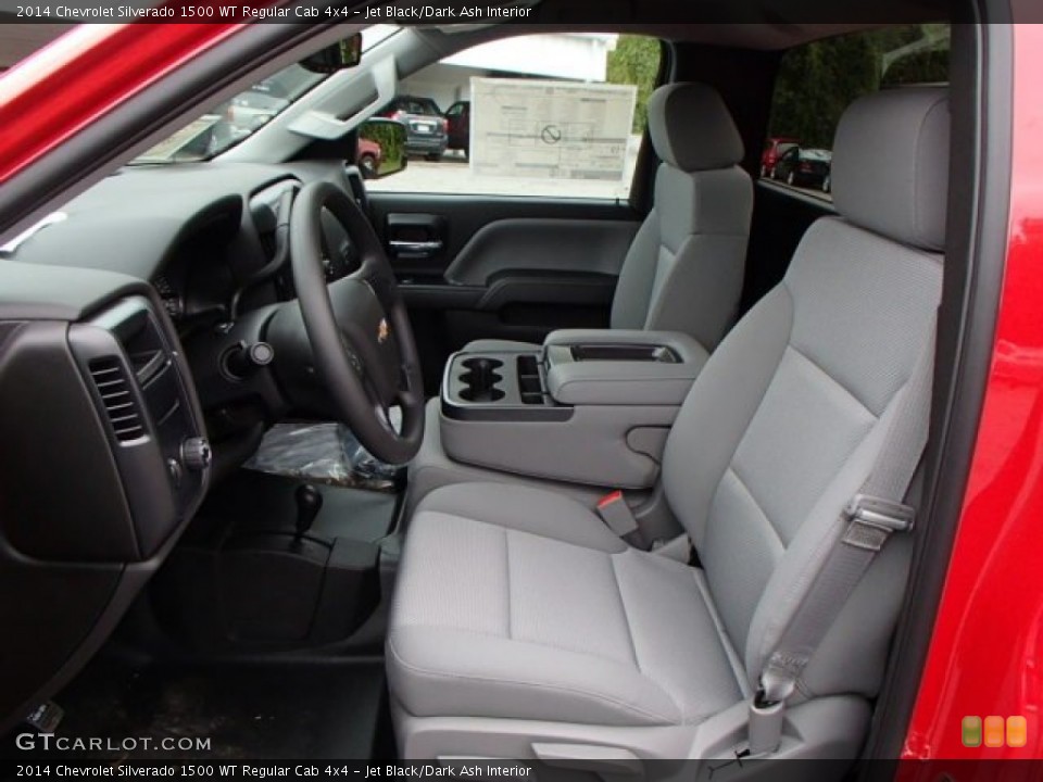 Jet Black/Dark Ash Interior Front Seat for the 2014 Chevrolet Silverado 1500 WT Regular Cab 4x4 #86050557