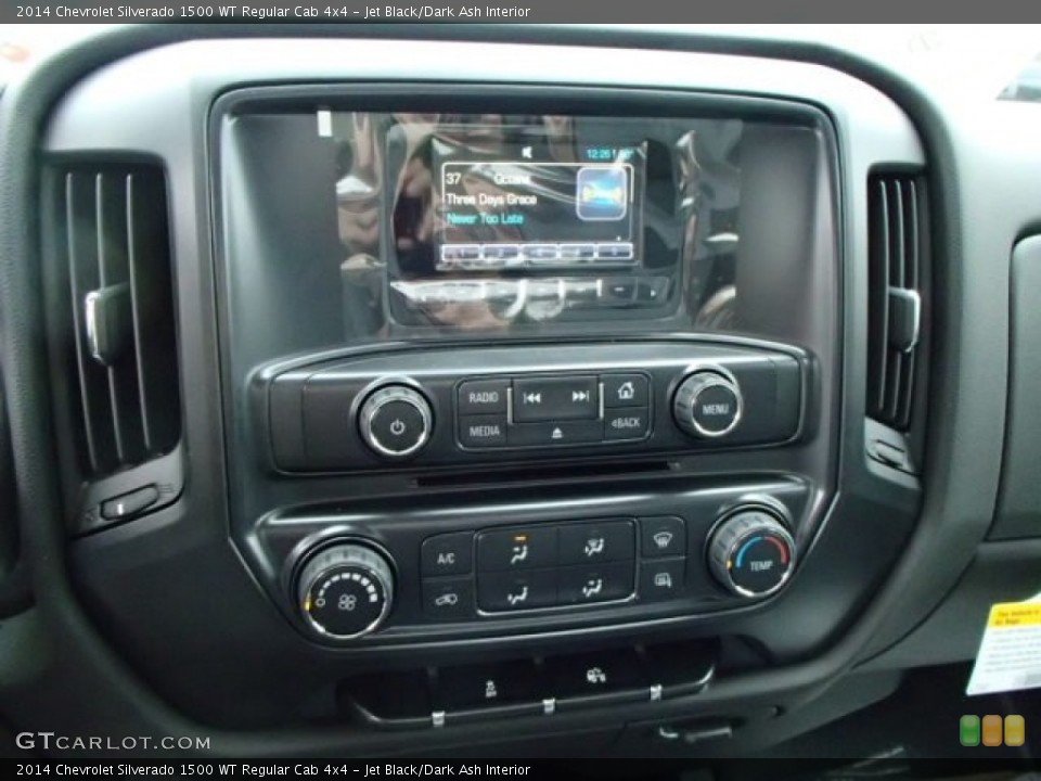 Jet Black/Dark Ash Interior Controls for the 2014 Chevrolet Silverado 1500 WT Regular Cab 4x4 #86050695