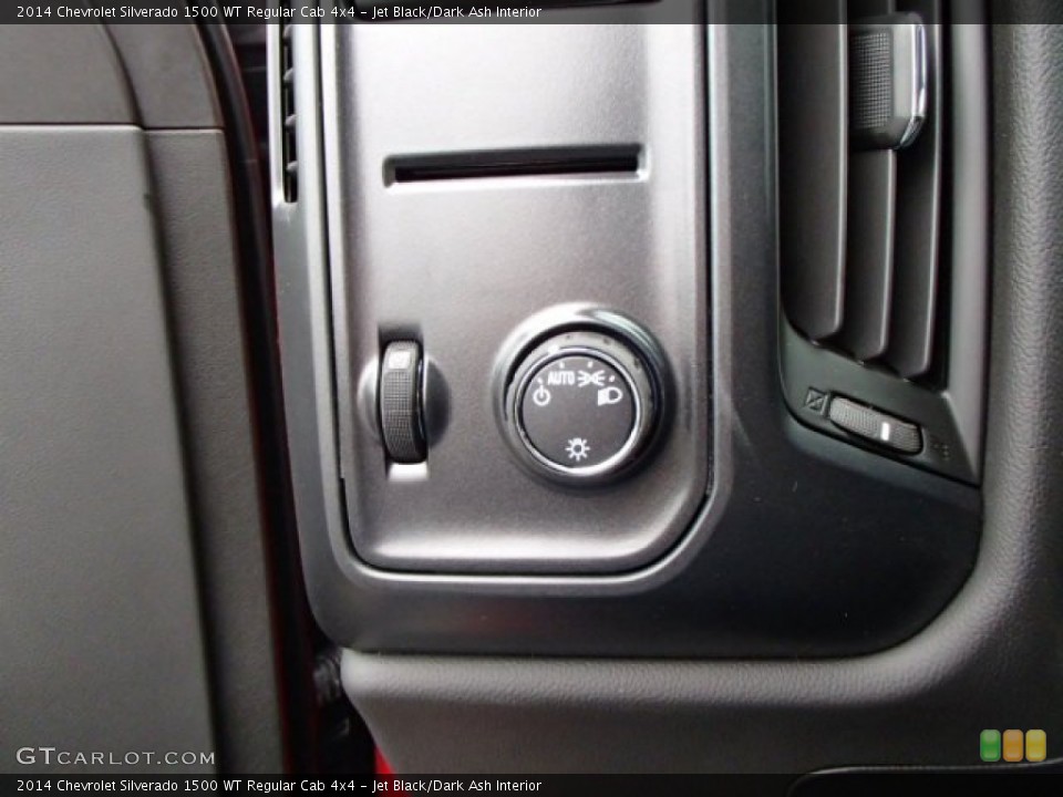 Jet Black/Dark Ash Interior Controls for the 2014 Chevrolet Silverado 1500 WT Regular Cab 4x4 #86050743