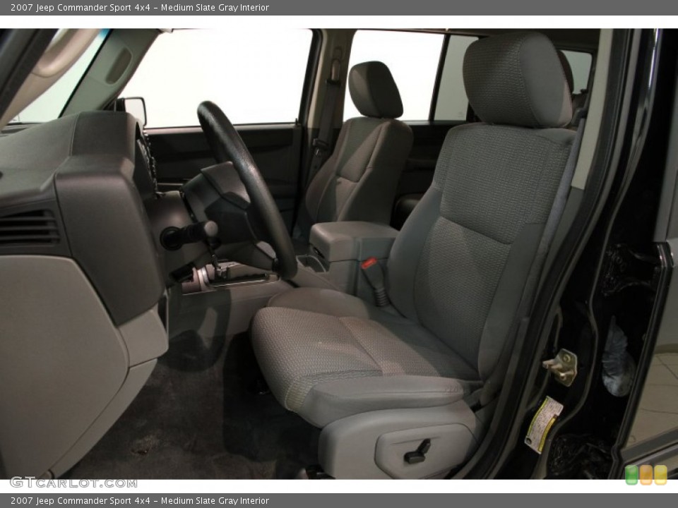 Medium Slate Gray Interior Photo for the 2007 Jeep Commander Sport 4x4 #86051409