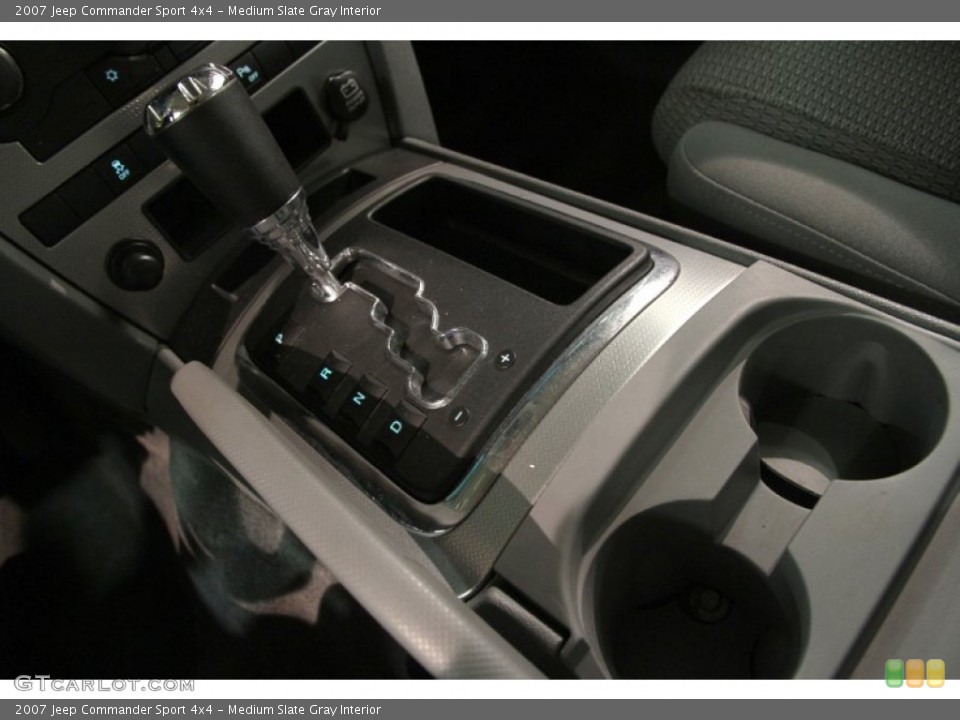 Medium Slate Gray Interior Transmission for the 2007 Jeep Commander Sport 4x4 #86051502