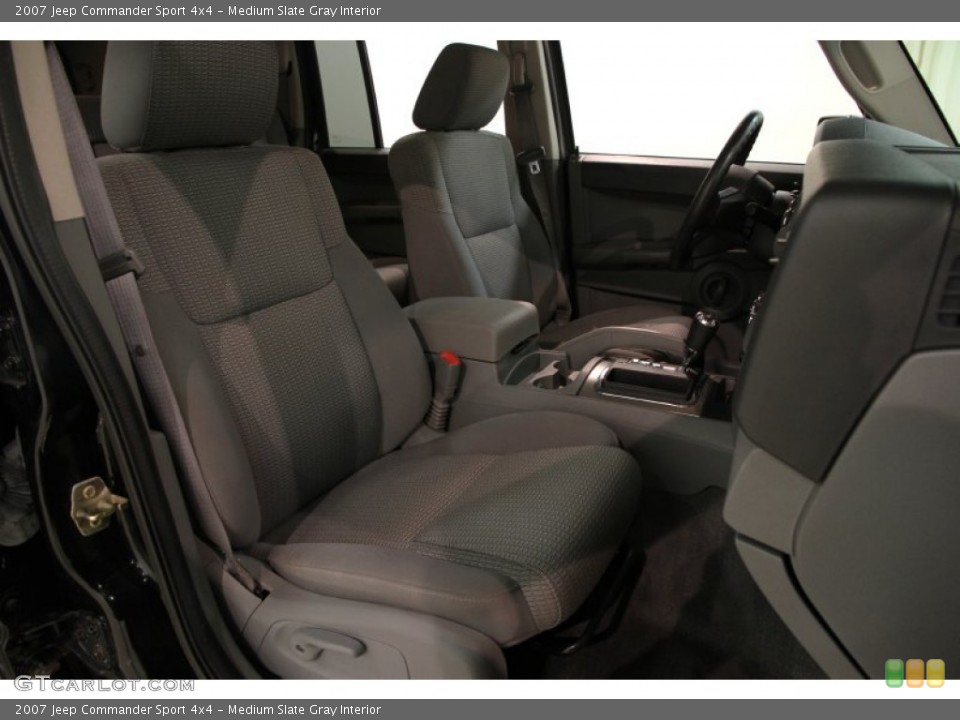 Medium Slate Gray Interior Front Seat for the 2007 Jeep Commander Sport 4x4 #86051520